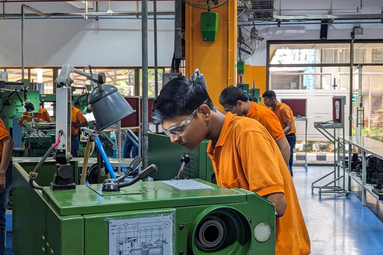 Besuch in der Siemens Technical Academy India